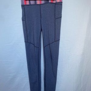 Ivivva leggings blueish purple grey